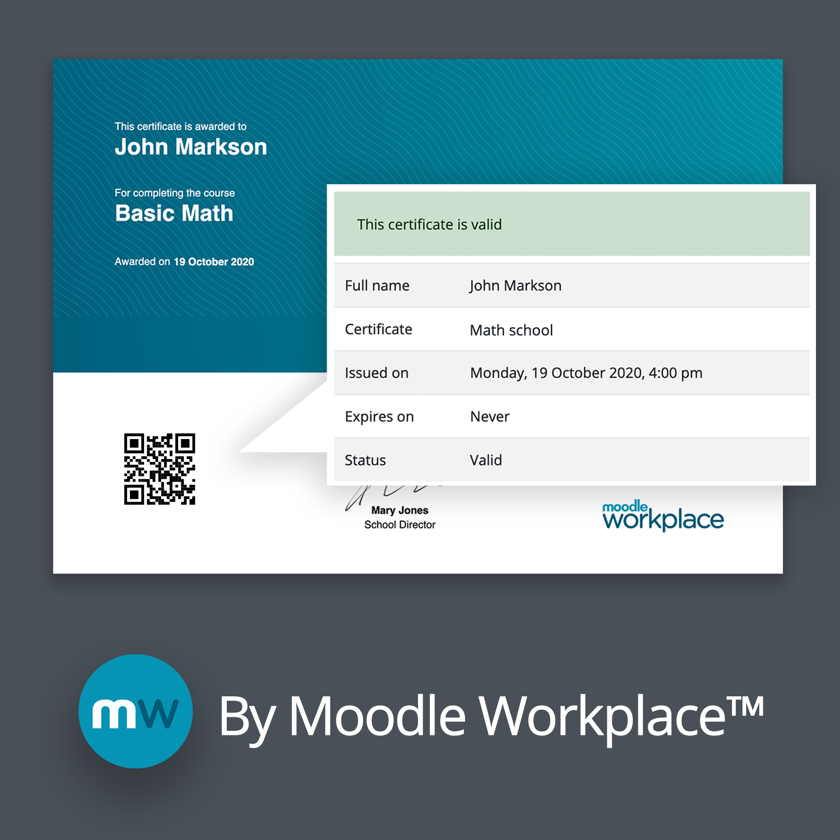 Moodle Certificate plugins released by the Moodle Workplace team